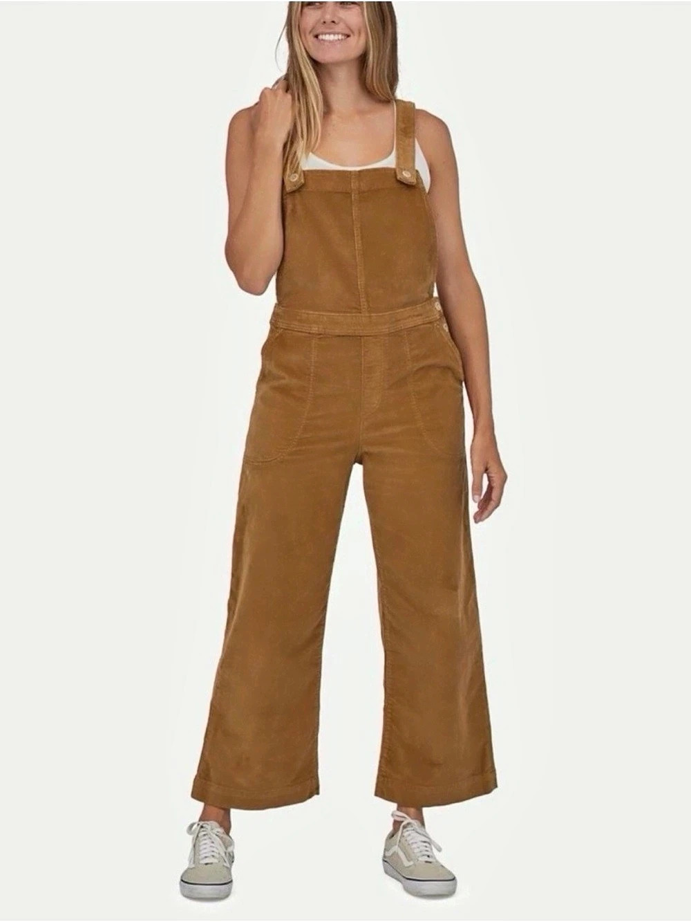 Patagonia Corduroy Overalls Brown Size 14